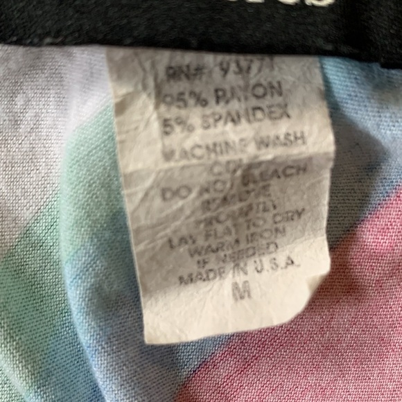 Kaktus Maxi Elastic Waist Multi Colored Skirt Medium - Picture 7 of 10